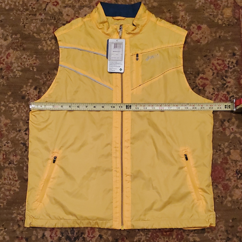 Asics Men's Yellow Vest - Medium